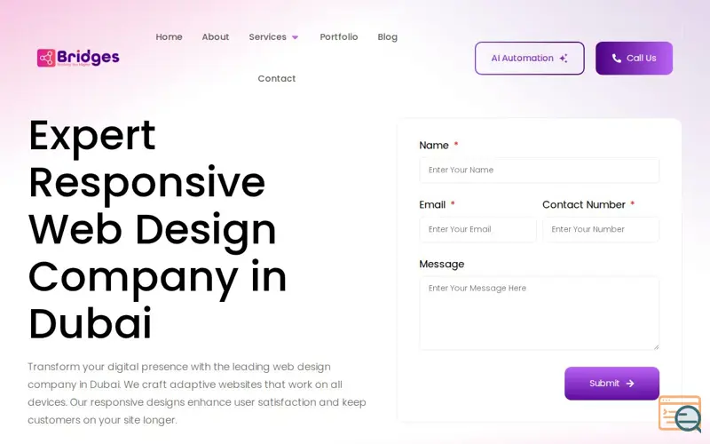 Screenshot of Pixel-Perfect Responsive Web Design