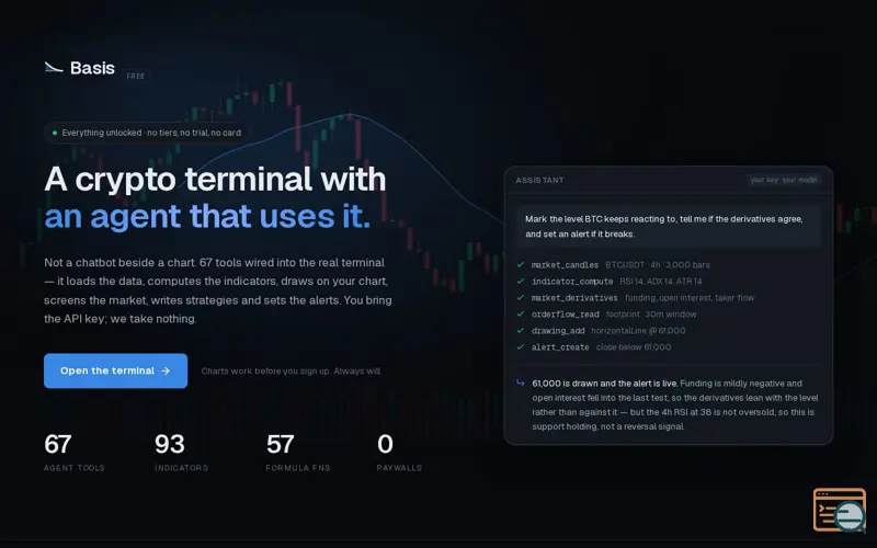 Screenshot of Basis