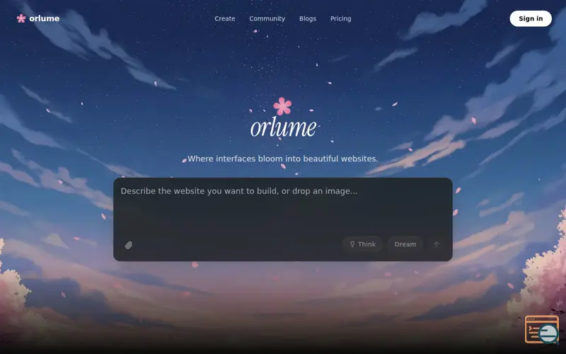 Screenshot of Orlume