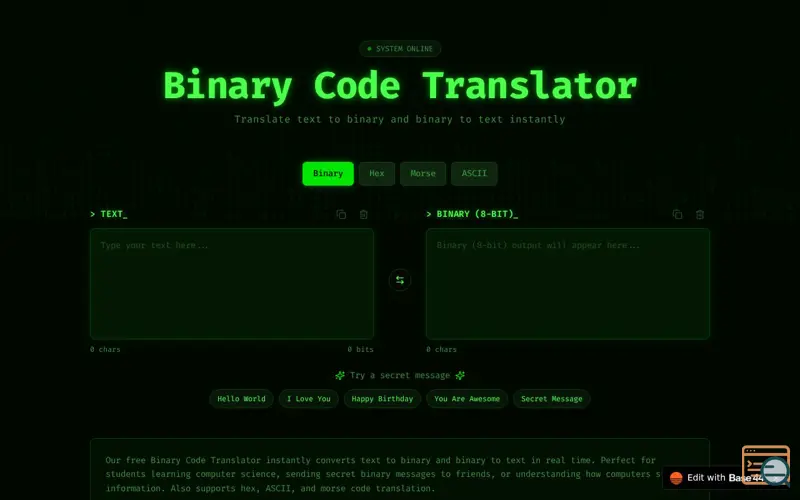 Screenshot of MatrixCipher