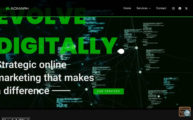 Screenshot of AdMark Branding