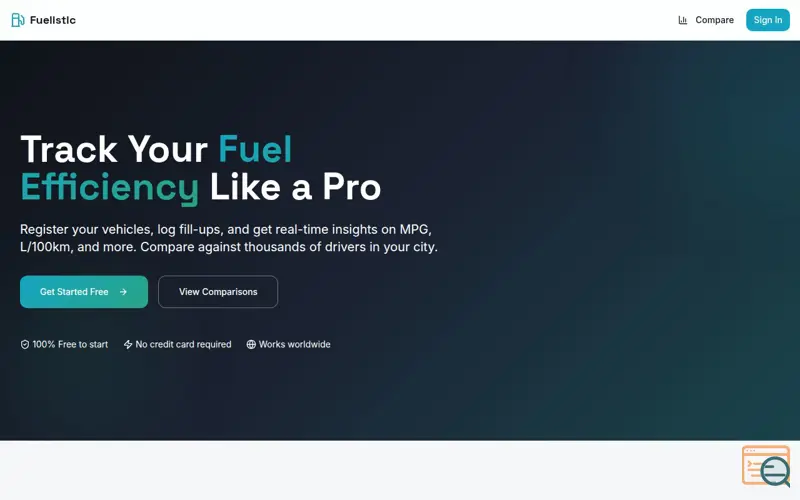 Screenshot of Fuelistic