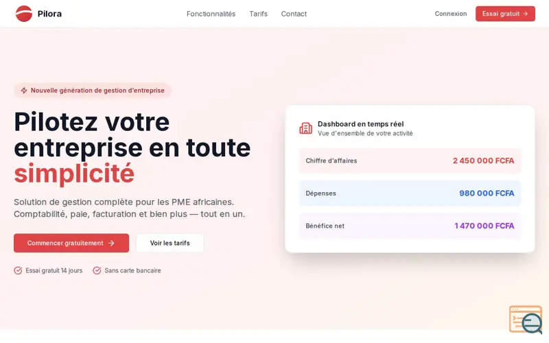 Screenshot of Pilora