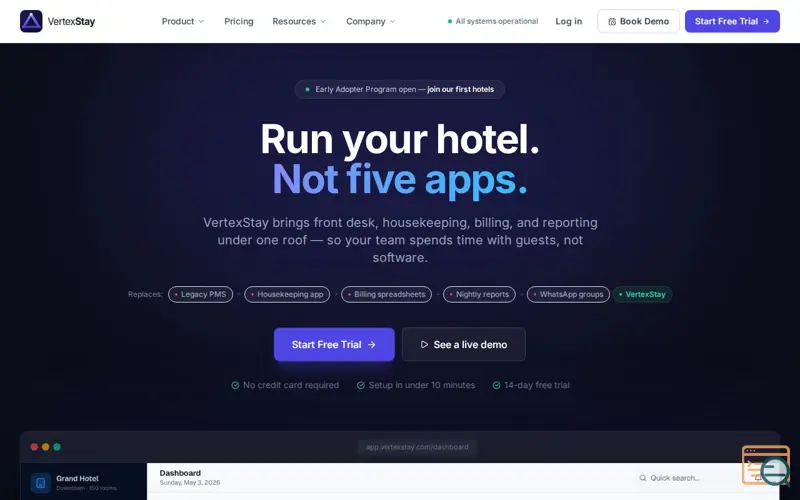 Screenshot of VertexStay