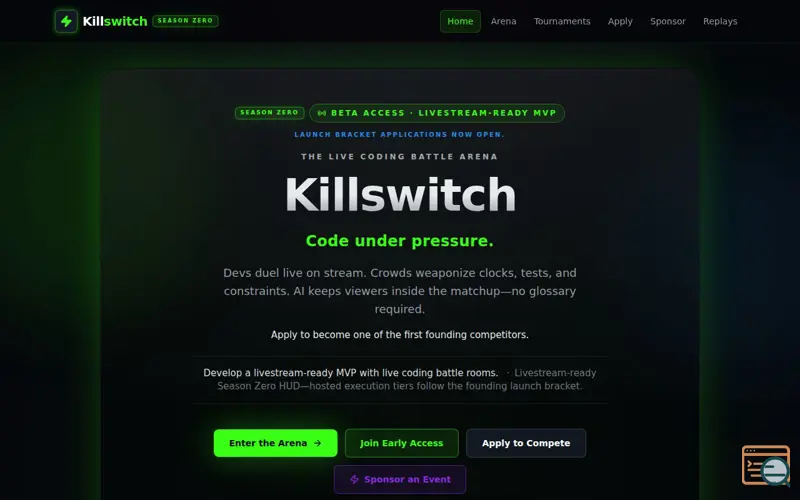 Screenshot of KILLSWITCH 