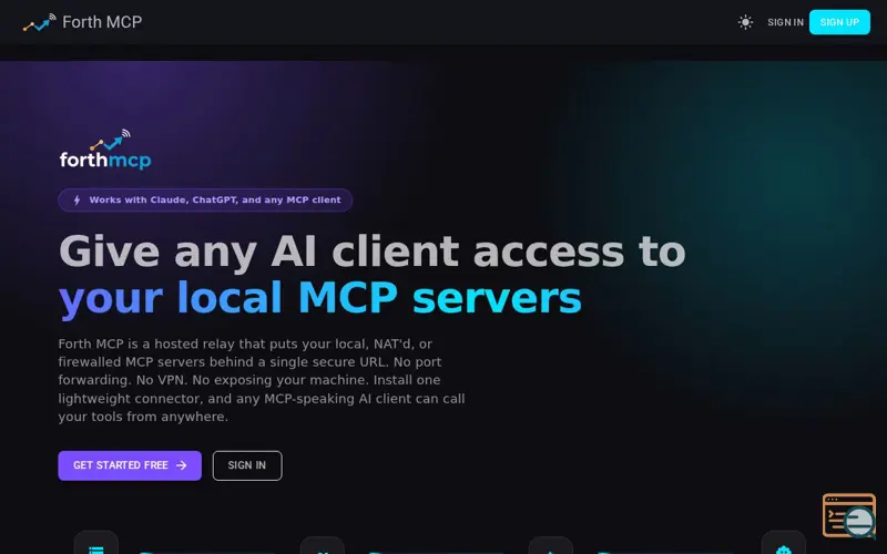 Screenshot of Forth MCP