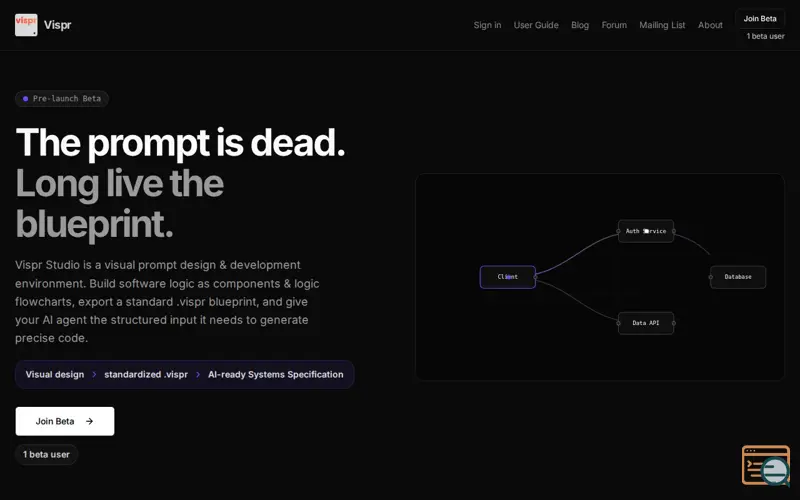 Screenshot of Vispr Studio