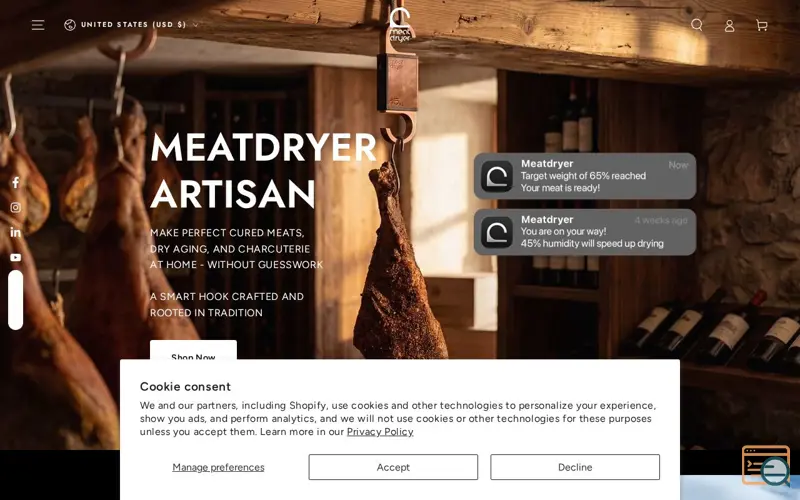 Screenshot of Meatdryer