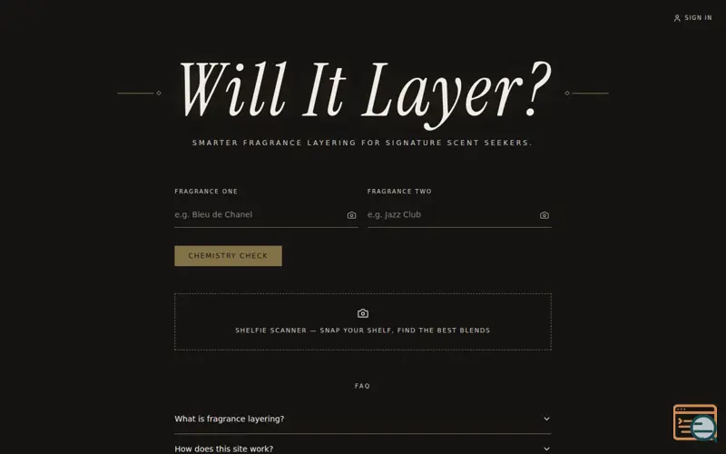 Screenshot of Will It Layer?