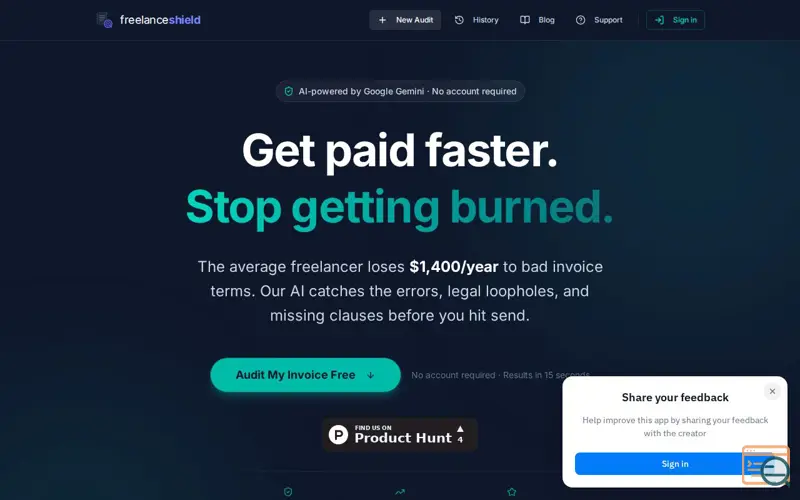 Screenshot of InvoiceIntel