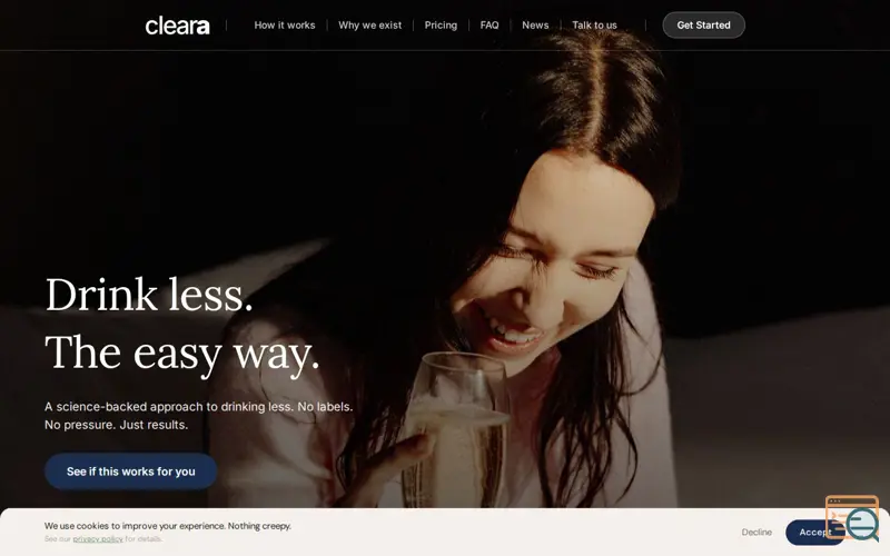 Screenshot of Cleara