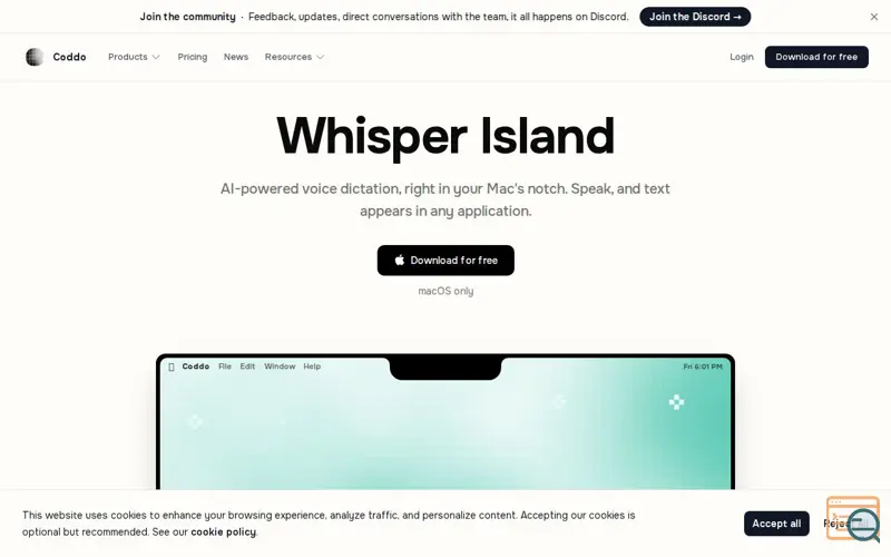 Screenshot of Whisper Island by Coddo