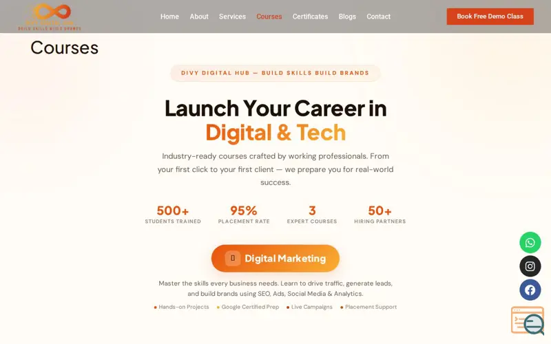Screenshot of Divy Digital Hub