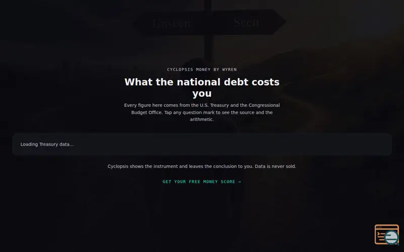 Screenshot of USA Debt and You