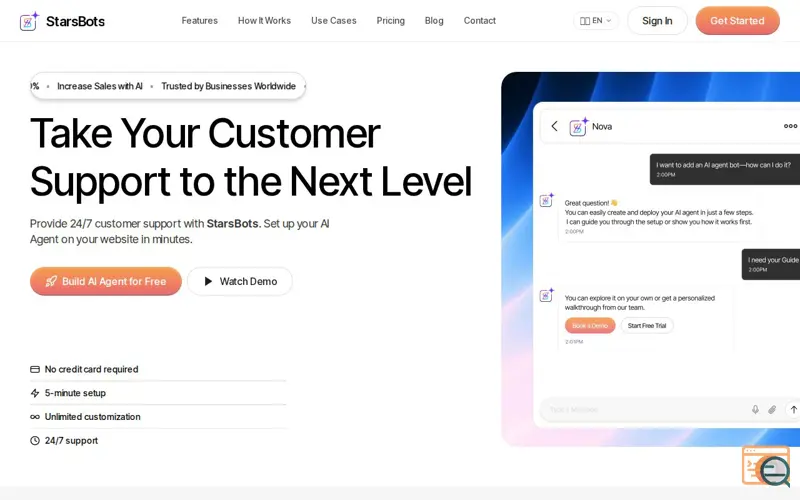 Screenshot of StarsBots