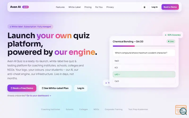 Screenshot of AvenAI