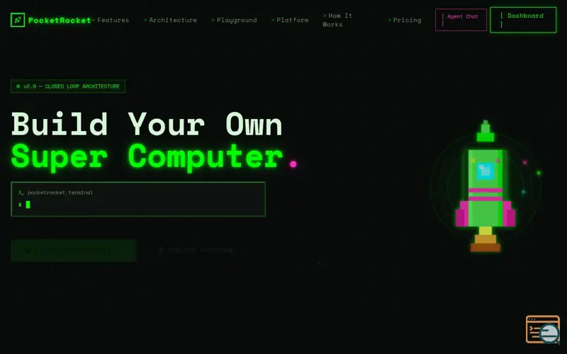Screenshot of PocketRocket