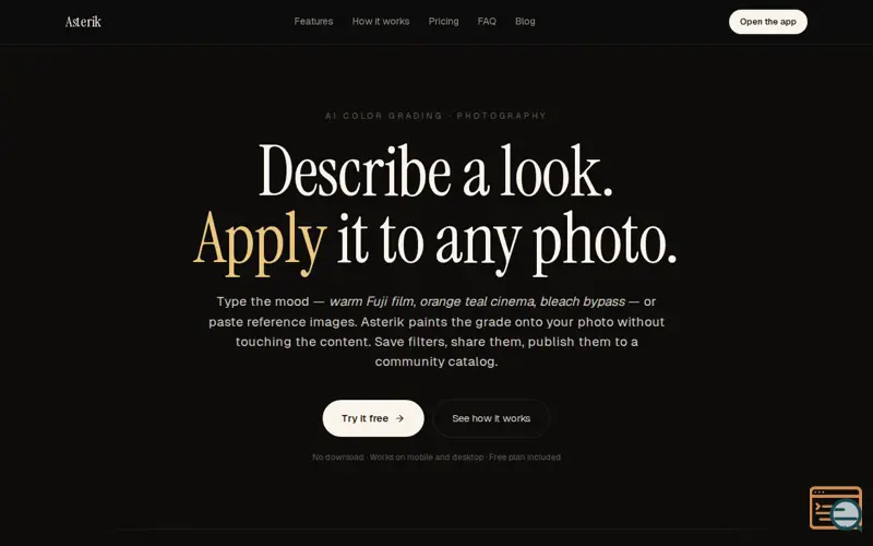 Screenshot of Asterik