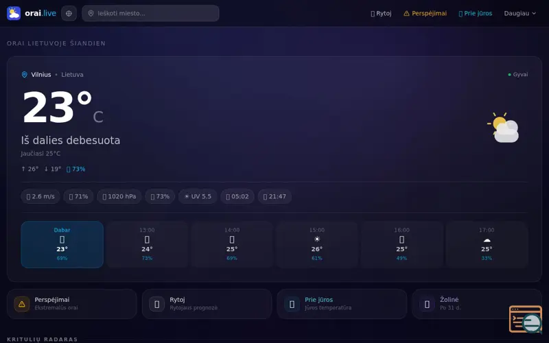 Screenshot of Orai.live