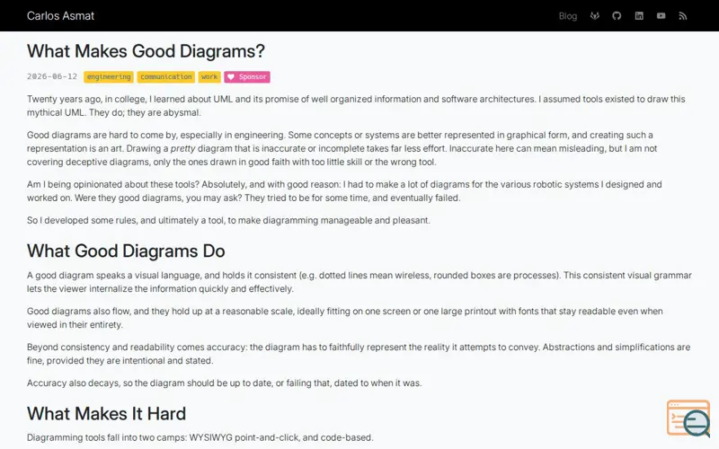 Screenshot of Daedalus, Artful D2 Diagrams