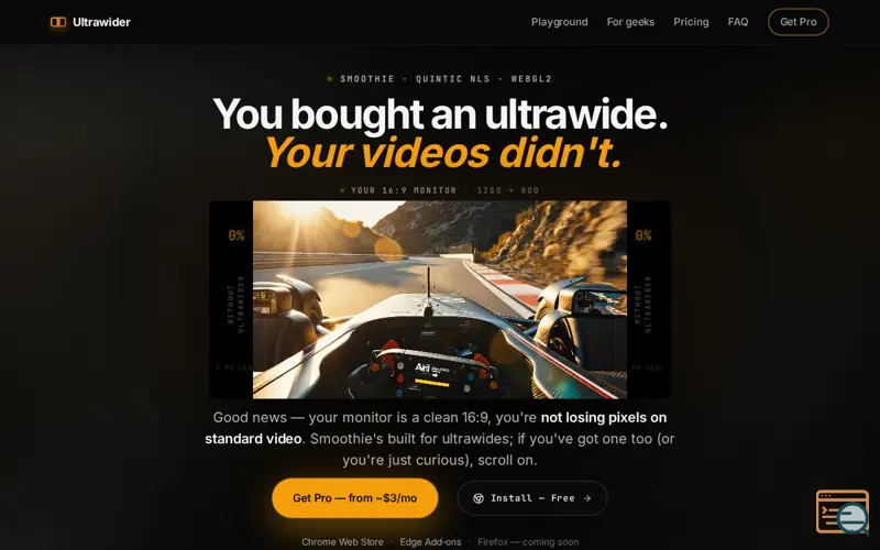 Screenshot of Ultrawider