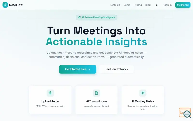 Screenshot of Meeting Intelligence