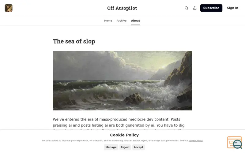 Screenshot of Offautopilot