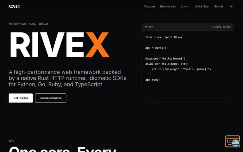 Screenshot of Rivex