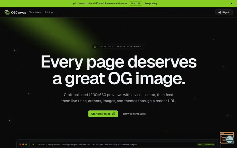 Screenshot of OGCanvas