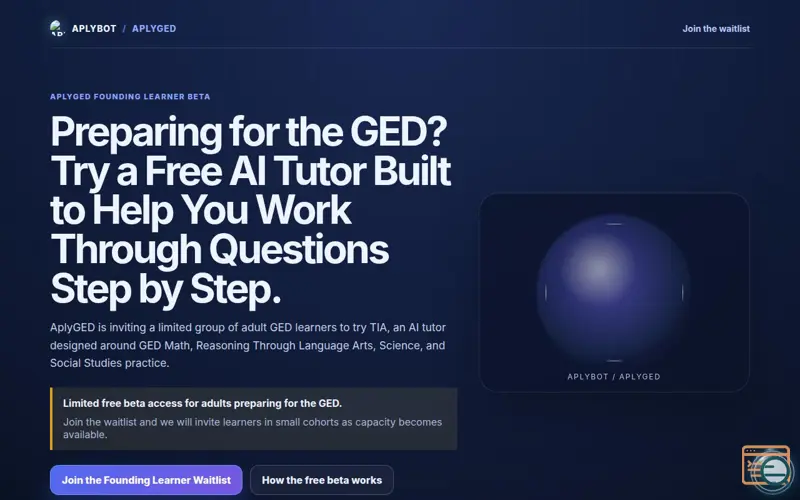 Screenshot of AplyGED