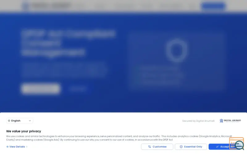 Screenshot of Digital Anumati