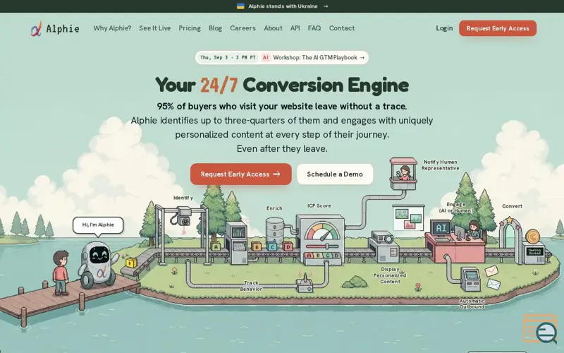 Screenshot of Alphie
