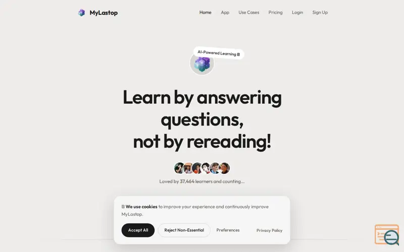Screenshot of MyLastop