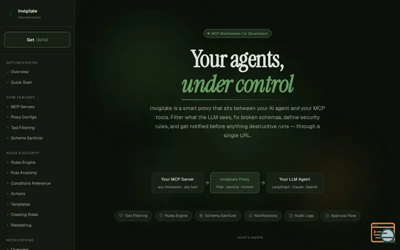 Screenshot of Invigilate