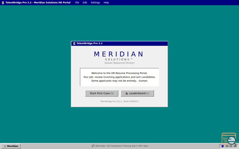 Screenshot of Meridian Corp