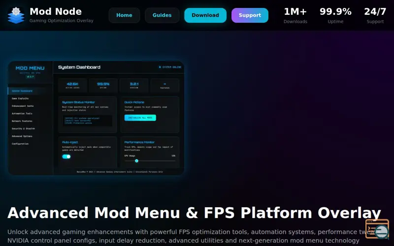 Screenshot of Mod Node