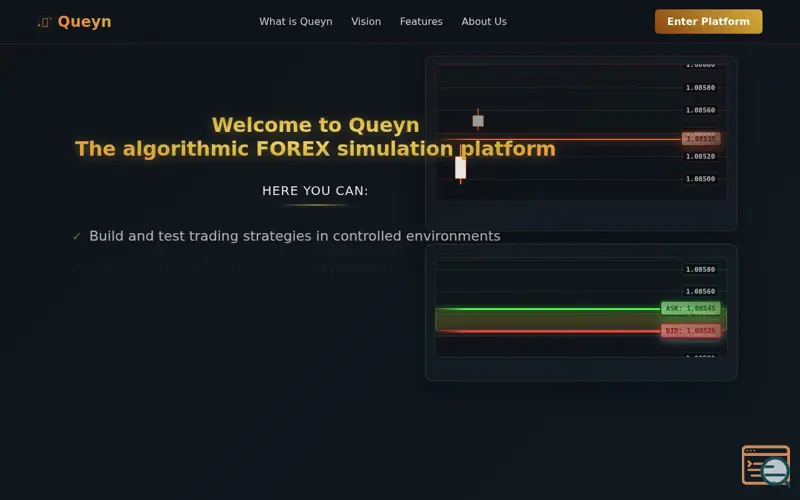 Screenshot of Queyn