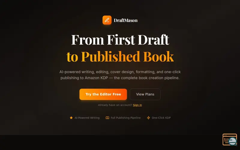 Screenshot of DraftMason