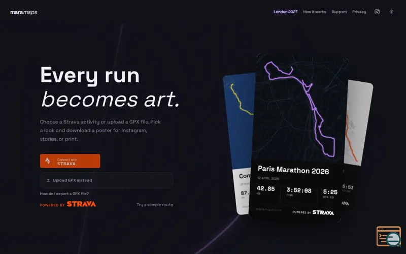 Screenshot of Maramaps