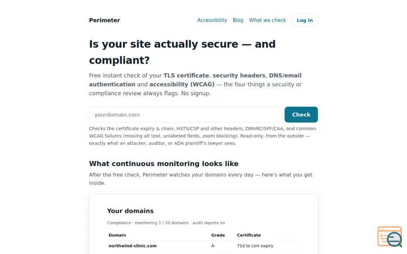 Screenshot of Perimeter