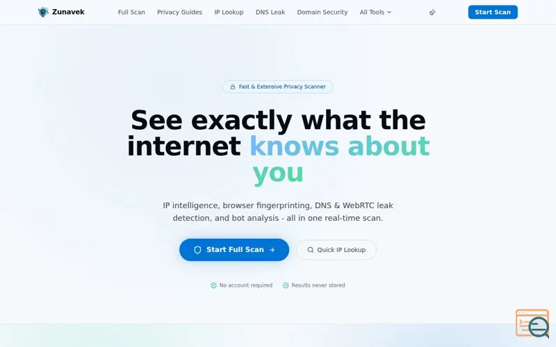 Screenshot of Zunavek