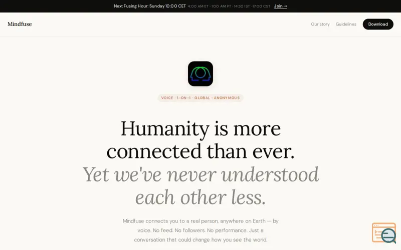 Screenshot of Mindfuse