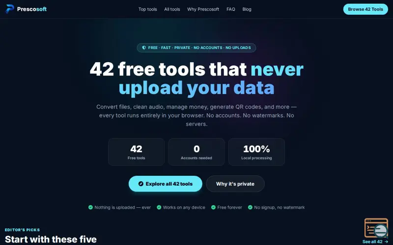 Screenshot of Prescosoft