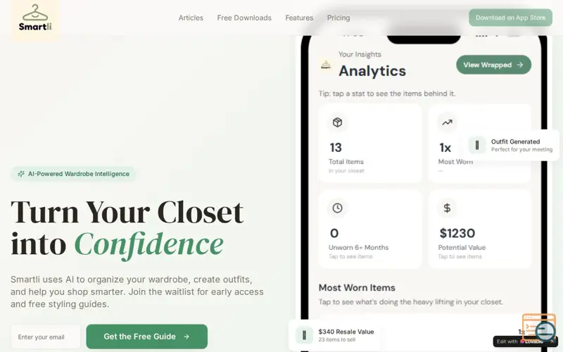 Screenshot of Smartli