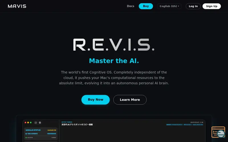 Screenshot of R.E.V.I.S.