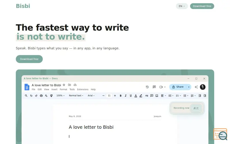 Screenshot of Bisbi