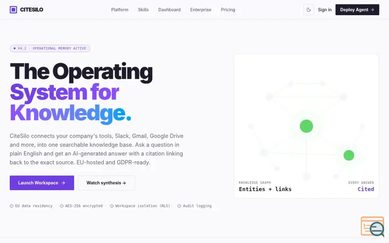 Screenshot of Citesilo