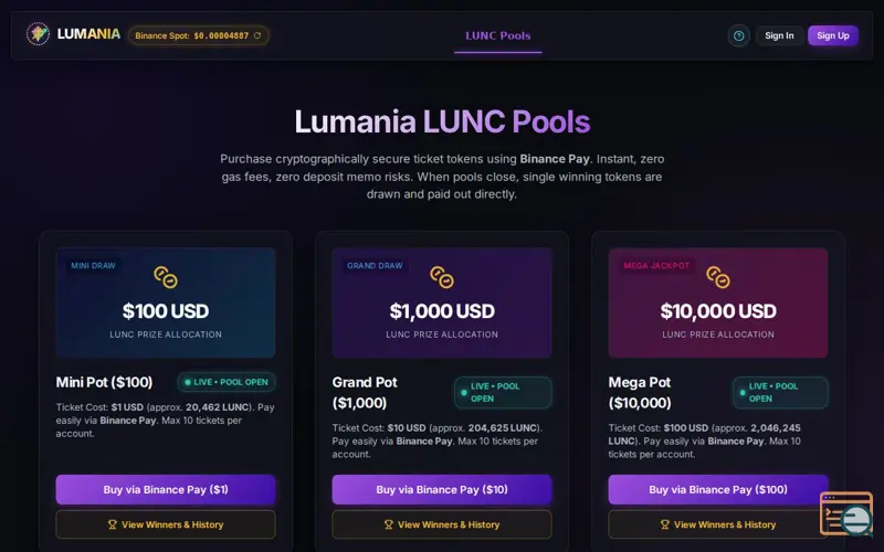 Screenshot of Lumania