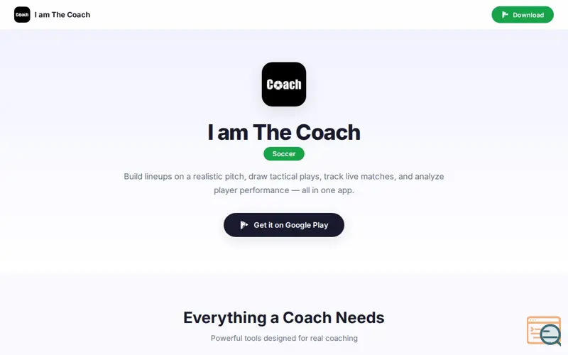 Screenshot of The Coach - Soccer Lineup