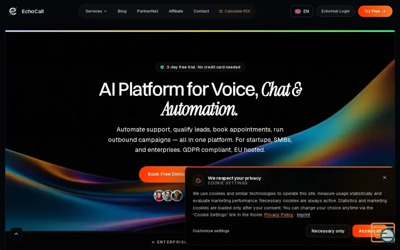 Screenshot of EchoCall